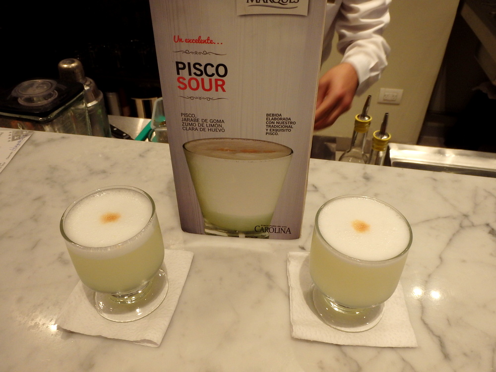Pisco Sour (A must have drink when in Peru).